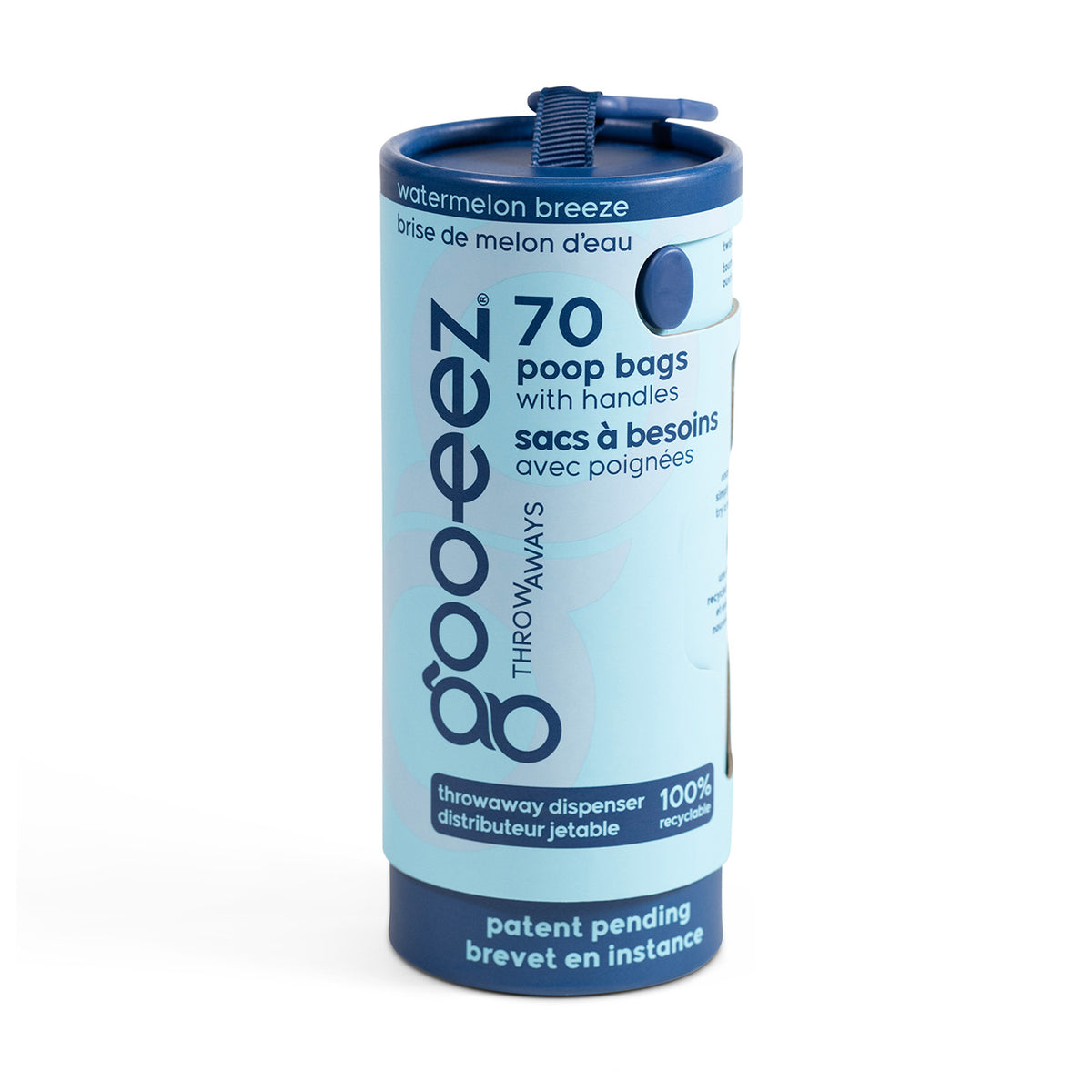 Goo-eez Throwaways | Patented Poop Bag Dispenser 3-Pack